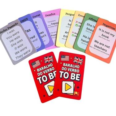 Imagem de Baralho Verbo To Be - Jogo de Cartas Aprender Inglês - Adulto e Infantil
