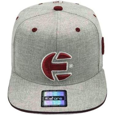 Imagem de Boné Aba Reta E-Stars Brave Logo Alto Relevo Masculino-Masculino