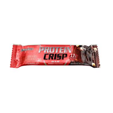 Imagem de Protein Crisp Bar Brownie Chocolate Integralmedica 45g
