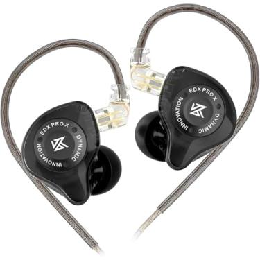 Imagem de Fone De Ouvido Profissional EDX Pro X Intra-auricular, Driver Dinâmico Magnético Composto de 10mm, Cabo Substituível, Original - Perfeito para Cantores e Músicos