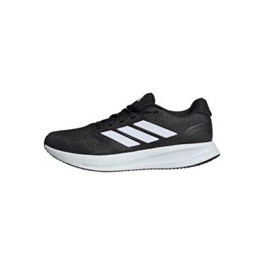 Imagem de adidas Runfalcon 5 Wide Tênis de corrida masculino, Preto/bahama p, 44 2/3 EU