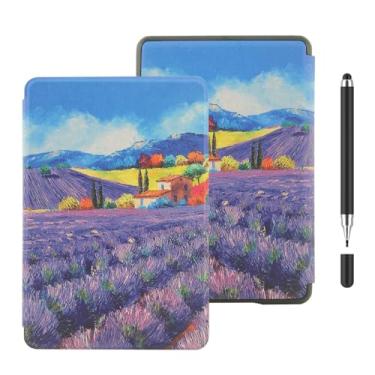 Imagem de Akacy Capa leve de TPU com padrão pintado para Kindle Paperwhite 6,8 (Geração 2021), fina e leve, com despertar/hibernar automático (25)