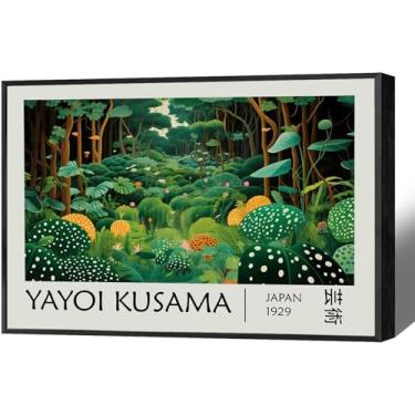 Imagem de Pôster vintage verde incrível plantas na floresta Japão 1929 galeria de belas artes modernas arte de parede arte abstrata flores pinturas para casa quarto dormitório decoração de parede 30,5 x 40,6 cm