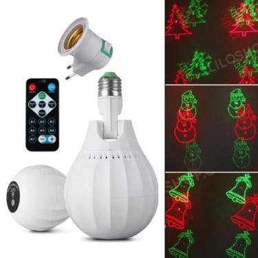 Imagem de Luzes do Projetor de Natal Luzes Laser para Férias Ao Ar Livre Refletor de Paisagem Chuveiro Estrela Vermelho e Verde com Acessibilidade 360 Remoto Sem Fio Decoração de Natal para Festa de N