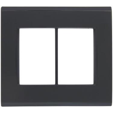 Imagem de Placa 3 Postos 4x4 Tramontina Liz Grafite