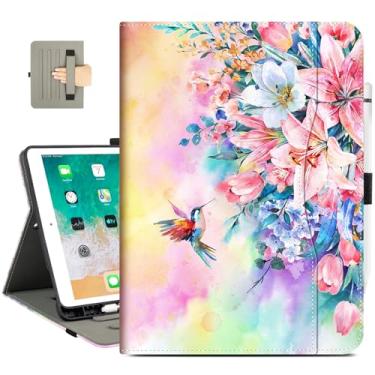 Imagem de Vimorco Capa para iPad 10,2 polegadas 7ª/8ª/9ª geração, para iPad Air 3 2019, para iPad Pro de 10,5 polegadas 2017/2019, capa fólio, suporte para vários ângulos, despertar/hibernar automaticamente