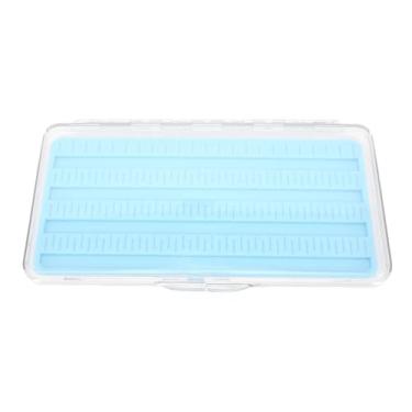 Imagem de Asixxsix Caixa de Pesca Com Mosca, Tampa Transparente de Material ABS, Fecho Magnético Leve à Prova D'água, Com Inserção de Silicone Premium, para Armazenamento de Equipamento de Pesca