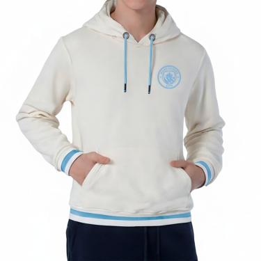 Imagem de Moletom Juvenil Manchester City Branco 18