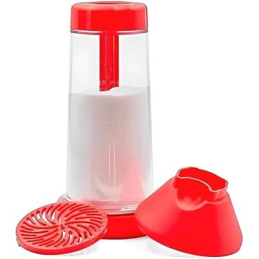 Imagem de Peneira com Misturador Manual para Tapioca, Plástico, 500g, 23cm Altura x 11cm Diâmetro, Cores Sortidas