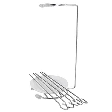 Imagem de Acouto Kit de Grelha e Torrador de Aço Inoxidável de - Rack de Espetos de Churrasco Com 5 Espetos Reutilizáveis ​​Grelhado Perfeito - Acampamento Ideal, Piqueniques, Festas e Muito Mais