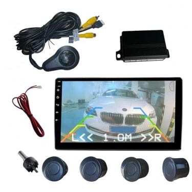 Imagem de SANDETOUN Kit de sensor de estacionamento kit de sensor de reserva sensor reverso para carro 18 opções de cores para sondas ajustável alarme volume profissional sensor de reversa para carro assistente