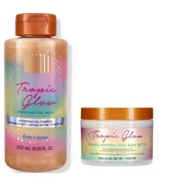 Imagem de Sabonete líquido e manteiga corporal batida reafirmante T. Hut Tropic 