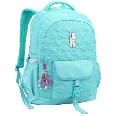 Imagem de Mochila de Costas Juvenil Feminina Escolar Compartimento Espaçoso Alça