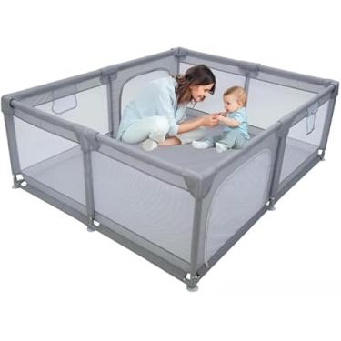 Imagem de Cercadinho Infantil Grande – Proteção Total para Bebês (180x150x66 cm)