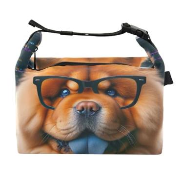 Imagem de TSENQUE Lancheira personalizada Chow Chow Filhote de cachorro trabalhador para adultos mulheres lancheira isolada portátil personalizada lancheira para trabalho