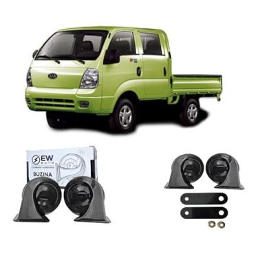 Imagem de BUZINA AUTOMOTIVA CARACOL (PAR) GRAVE/AGUDO PARA BONGO 2005 > 2020 - TIGER AUTO