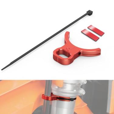 Imagem de NICECNC Guia de linha de freio dianteiro vermelho compatível com gás a gás 125–500 EX/EX-F/MC/MC-F/EC/EC-F/ES/EW-F 2021-2026 700 SM/ES 2022-2026 Ver instalação