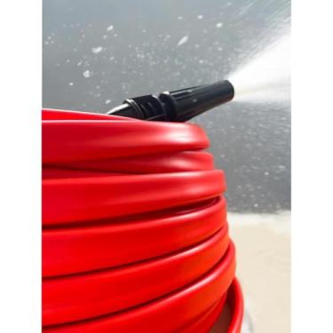 Imagem de Mangueira para Jardim Antitorção Reforçada PVC Laranja com Esguicho | 10m a 50m(5 METROS)