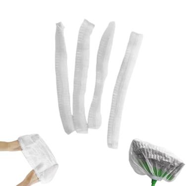 Imagem de DeaHea Pacote com 40 capas de vassoura descartáveis para remoção de pelos de animais de estimação, ferramenta de remoção de pelos para vassoura e pá de lixo, prática, rodapés, moldagem de teias de