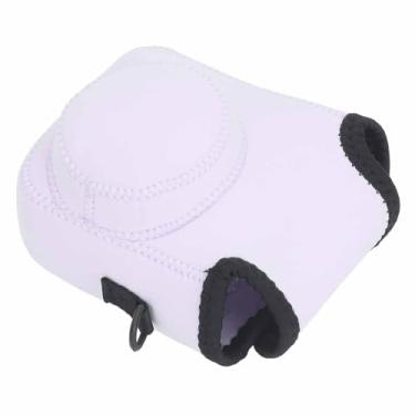 Imagem de aqxreight Estojo para Câmera Instantânea Fácil de Usar Alça de Ombro Ajustável à Prova de Poeira Bolsa de Armazenamento para Câmera Instantânea para Mini 12 Branco Acinzentado Consistente Com o que