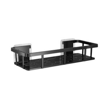 Imagem de Prateleira De Armazenamento Para Banheiro Montada Na Parede, Sem Perfu