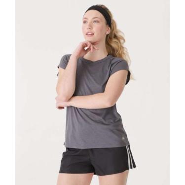 Imagem de Blusa Feminina Fitness Raglan Marisa Cinza-68105, Cinza, GG
