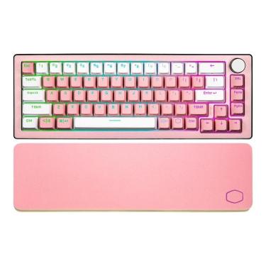 Imagem de Teclado Mecânico Gamer Cooler Master CK721, RGB, Bluetooth, Switch Red, Sakura Edition, layout 65%-Unissex