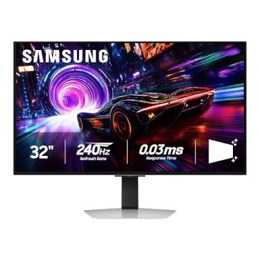 Imagem de Samsung Odyssey OLED LS32FG816SUXXU Monitor de jogos 4K UHD de 32 polegadas | Tempo de resposta de 0,03 ms | Taxa de atualização de 240Hz | HDMI 2.1 | Displayport | USB | Prata