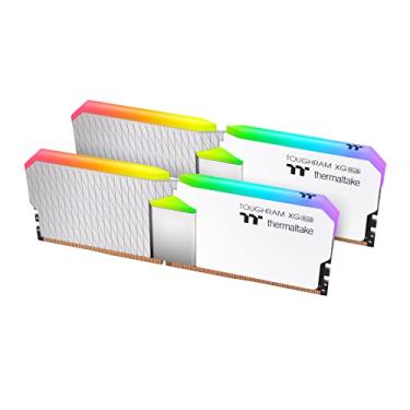 Imagem de Thermaltake TOUGHRAM XG RGB branco DDR4 3600 MHz 64 GB C18 (32 GB x 2) 16,8 milhões de cores RGB Alexa/Razer Chroma/5V Placa mãe Syncable RGB Memória RG06R432GX2-3600C18B