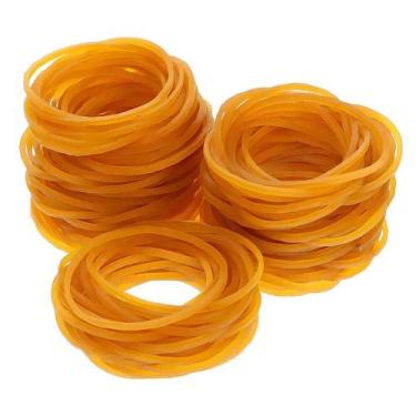 Imagem de 100 Elásticos De Borracha Silicone Liguinha Prender Dinheiro - PONTO D