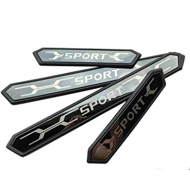 Imagem de GZBFTDH Proteção de Peitoril Soleira da Porta, para Toyota Rav4 2019-2022 Carro Acessórios, Aço Inoxidável Kick Plate Guard de Pedal de Limiar Protetor, Peças para Automóveis