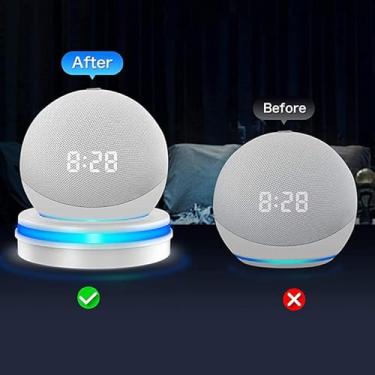 Imagem de Generic Suporte de Base de Alto-falante Suporte Simples e Firmemente Fixo para Ponto 4º 5º, Economia de Espaço, Armazenamento Perfeito, para Banheiro, Quarto, Cozinha, PC ABS Cor Branca