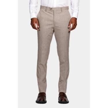 Imagem de Calça Aramis Alfaiataria Super Slim Cáqui-Masculino