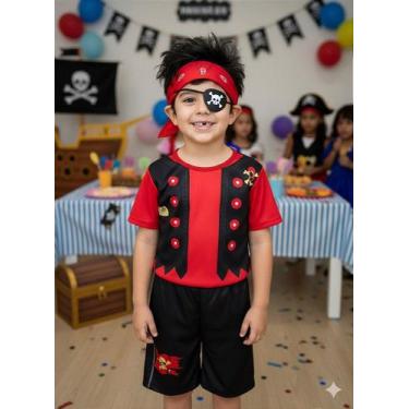 Imagem de Fantasia Pirata Infantil para Meninos - Aventura nos Sete Mares - no-b