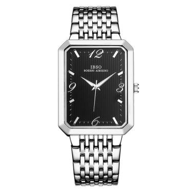 Imagem de Relógio De Quartzo Masculino Ibso 9233 à Prova D'água Preto