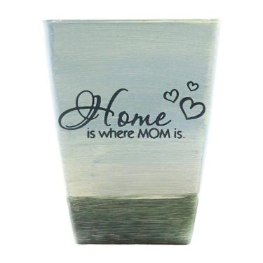 Imagem de Mini Vaso De Planta Cachepot Estampado Decorado 16cm