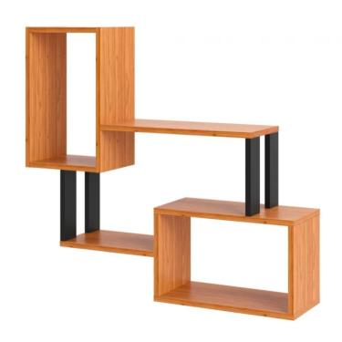 Imagem de Nicho Retangular em Mdf F25 Freijó Preto 81x73x19 cm Dalla Costa