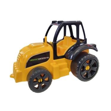 Imagem de Trator Agroworks Amarelo - Ggb Brinquedos
