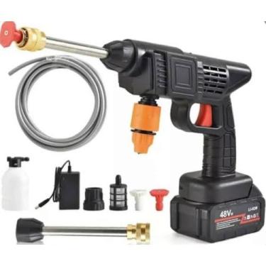 Imagem de Lavadora portátil de alta pressão 48V com bateria recarregável - NONE