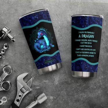 Imagem de Copo de viagem Oasisdream Oasisdream 600ml em aço inoxidável