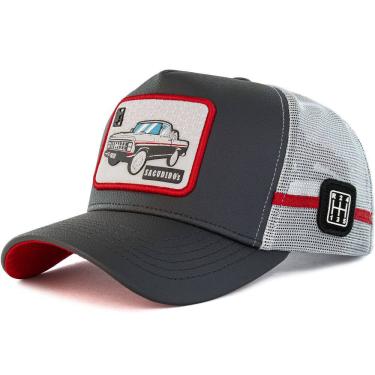 Imagem de Boné Sacudido`s - F1000 - Cinza e Vermelho