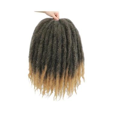 Imagem de Extensões De Cabelo Sintético Afro Kinky Marley Twist Para Tranças, 10