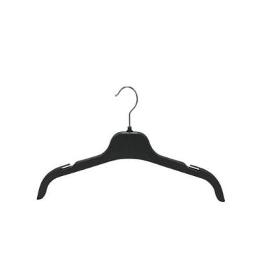 Imagem de Cabide Blusa Infantil 32 cm Fosco - 1063 - IOPLAST, Preto, 150 peças