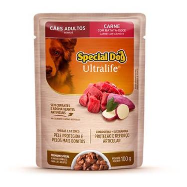 Imagem de Ração Special Dog Sache Cães Adultos Carne  100g