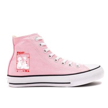 Imagem de Tênis Cano Alto Star Denji Power e Aki Anime Desenho - All Bots, Rosa,