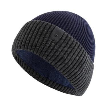 Imagem de Gorro De Inverno Unissex Forrado Com Fleece, Quente E Macio, Ideal Par