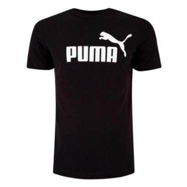 Imagem de Camiseta Puma Essentials NO. 1 Logo Infantil - Preto 9-10-Unissex