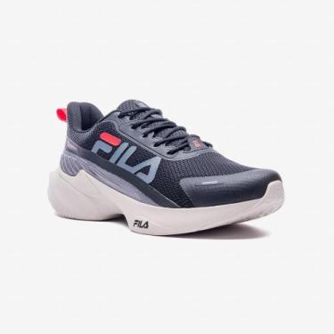 Imagem de Tênis Masculino Running Fila Progress Lite Esporte 1239393, 41, Cinza