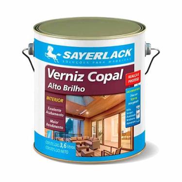 Imagem de Verniz Sayerlack Copal Alto Brilho Transparente 3,6 Litros