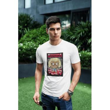 Imagem de Camiseta Poster Pop Style Inspiração IRON MAIDEN Estampa DTF 100% Algo